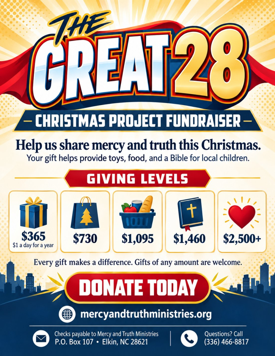 Great28_2026 image The Great 28 — Mercy & Truth Ministries giving campaign flyer